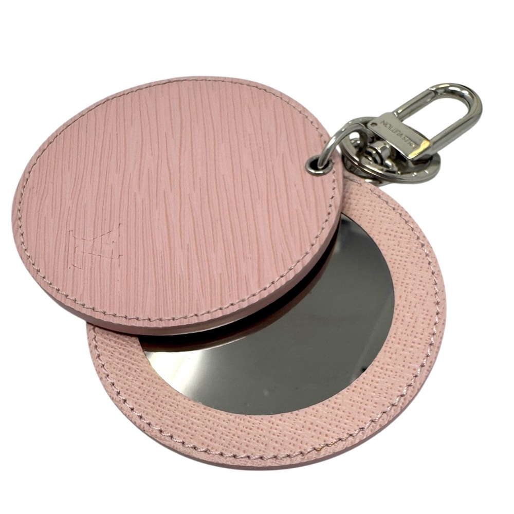 ❌SOLD❌ Louis Vuitton Pink Rose Ballerine Epi Leather Mirror Bag Charm Key Ring - Picture 1 of 6